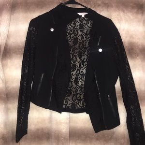 Black lace jacket